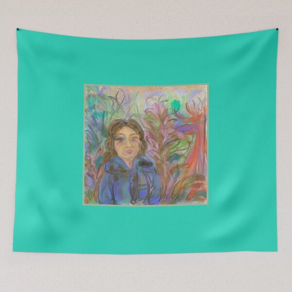 Item preview, LADY IN RAINBOW LANDSCAPE designed and sold by ABEBERMANCHUTE.