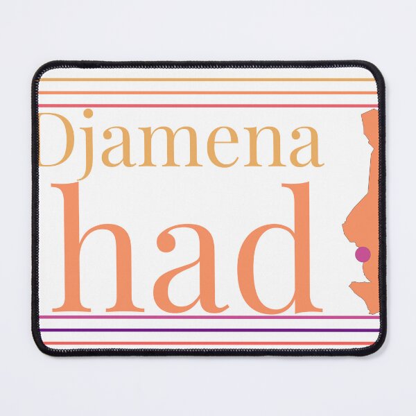 Item preview, N Djamena Chad City Marked On Country Map designed and sold by TheIconSmith.