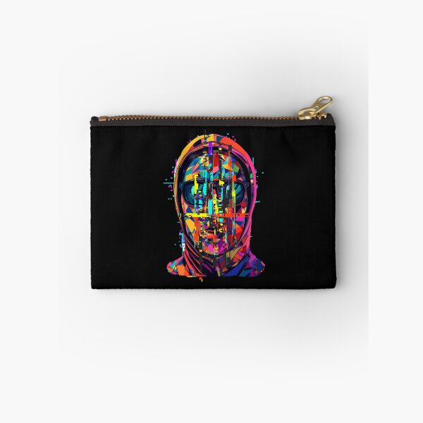 Item preview, Adversarial Glitch Portrait – Cyberpunk Geometric Face Art designed and sold by TestudoDesign.