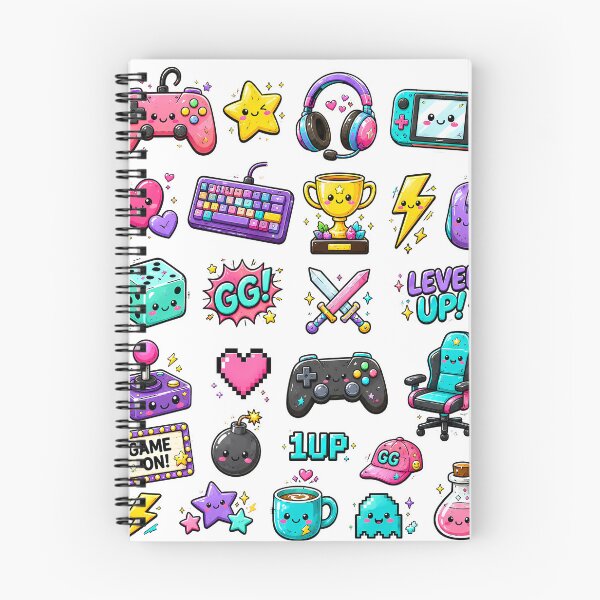 Item preview, Cute Kawaii Gaming Sticker Pack designed and sold by stickersticky1.