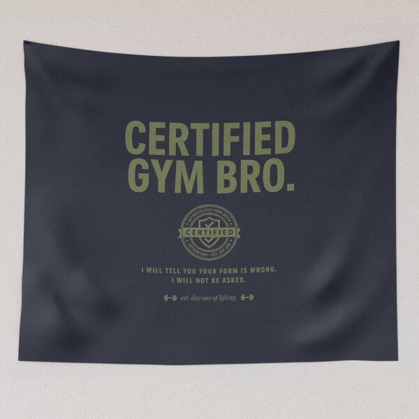 Item preview, Certified Gym Bro Form Critic Unsolicited Advice Funny designed and sold by Enea Kelo.