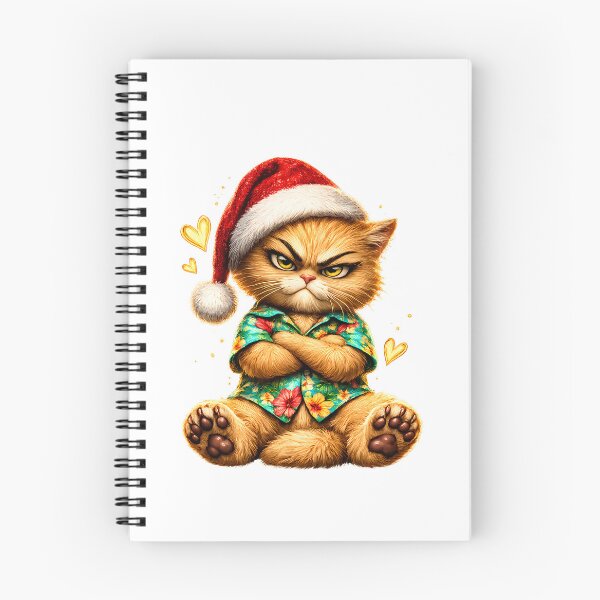 Item preview, Christmas in July , Cat with Tropical Cocktail | Cute Festive Summer Kitty designed and sold by GGAUL.