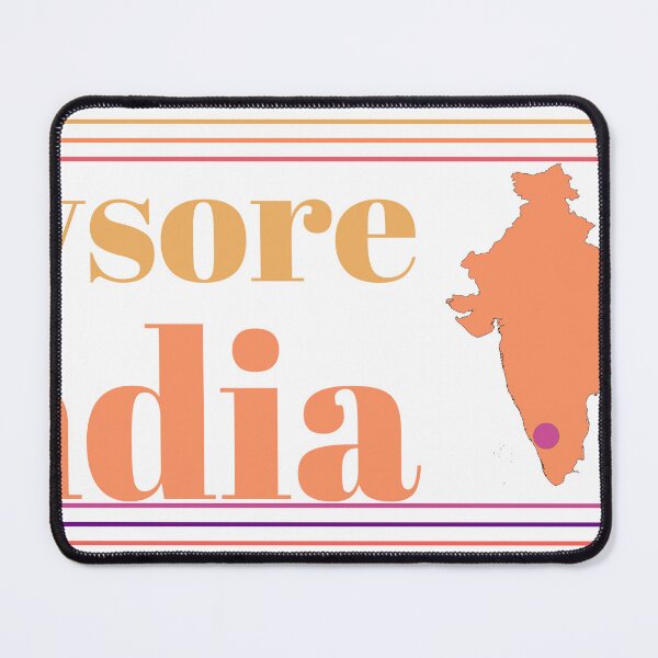 Item preview, Mysore India City Marked On Country Map designed and sold by TheIconSmith.