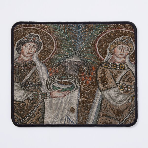 Item preview, Virgin Saints in dazzling jewels in Byzantine mosaic designed and sold by TerryKerrImages.