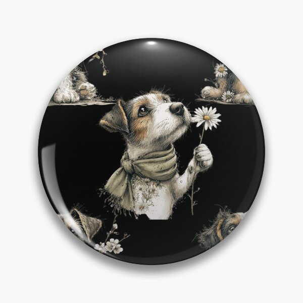 Item preview, Five dogs with flowers part 4  designed and sold by Palmtree94.