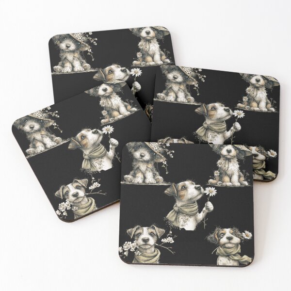 Item preview, Five dogs with flowers part 4  designed and sold by Palmtree94.