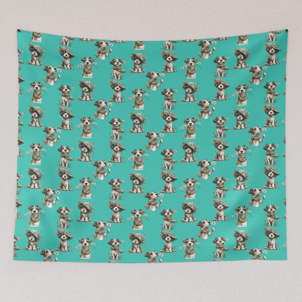 Item preview, Five dogs with flowers part 4  designed and sold by Palmtree94.