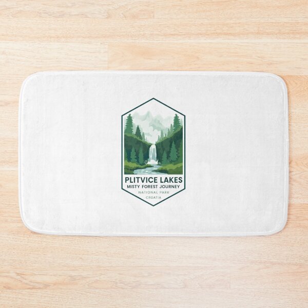 Item preview, Plitvice Lakes Misty Forest Journey National Park Croatia Travel Explorer designed and sold by Simsimah26Parks.