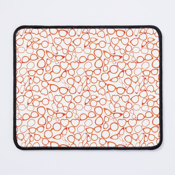 Item preview, Eyeglasses Pattern Orange Watercolor designed and sold by Primroaddesigns.