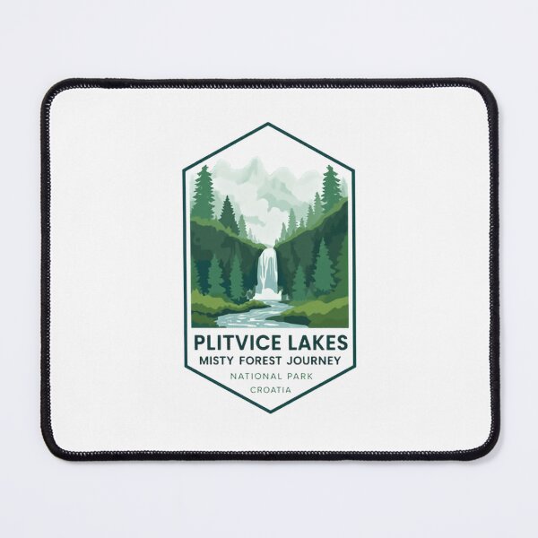 Item preview, Plitvice Lakes Misty Forest Journey National Park Croatia Travel Explorer designed and sold by Simsimah26Parks.