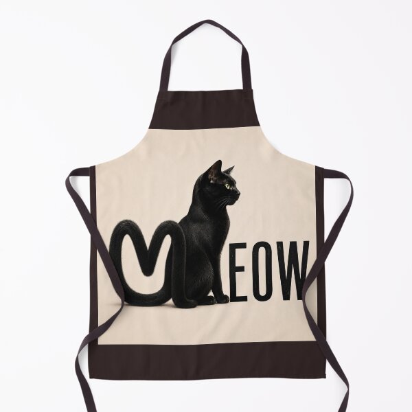 Item preview, Black Cat Meow Minimalist Design designed and sold by Sneh024.