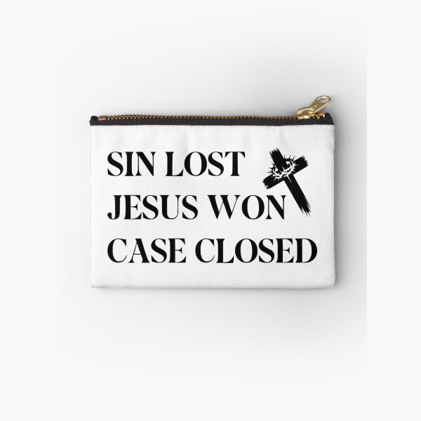 Item preview, Sin Lost Jesus Won Case Closed – Christian Salvation designed and sold by hergracediary.