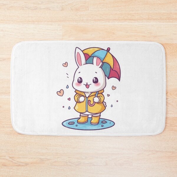 Item preview, Cute Rainy Bunny Kawaii Sticker | Adorable Rabbit with Umbrella designed and sold by Stylestickers55.