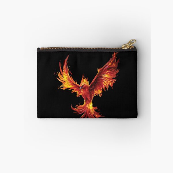 Item preview, Majestic Phoenix Rebirth – Fiery Red Mythical Bird Art designed and sold by MDKey DESIGN.