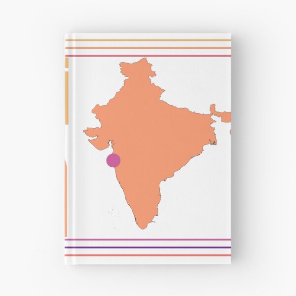 Item preview, Mumbai India City Marked On Country Map designed and sold by TheIconSmith.