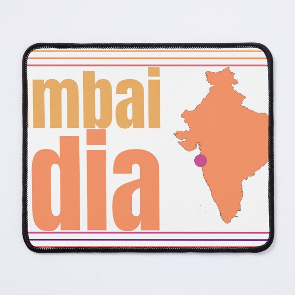 Item preview, Mumbai India City Marked On Country Map designed and sold by TheIconSmith.