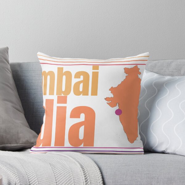 Item preview, Mumbai India City Marked On Country Map designed and sold by TheIconSmith.