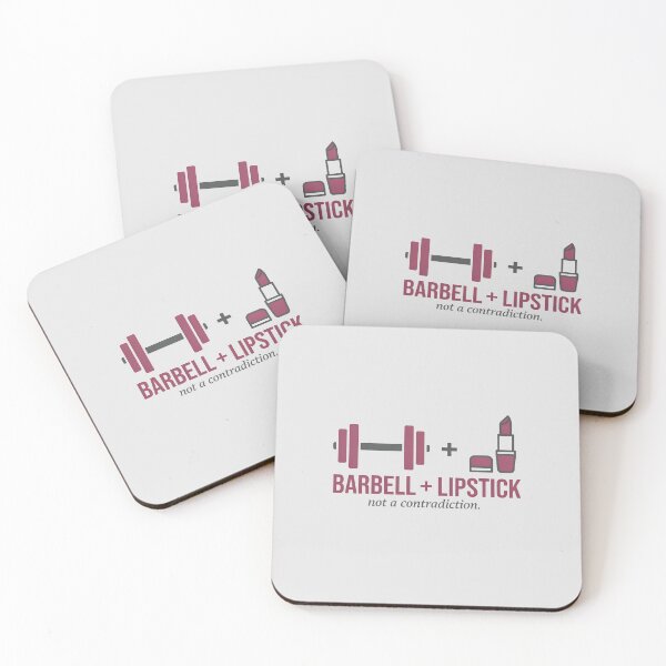 Item preview, Barbell Lipstick - Womens Fitness designed and sold by Enea Kelo.