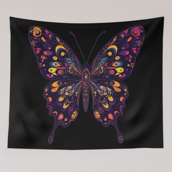 Item preview, Cosmic Butterfly | Psychedelic Fantasy Butterfly Illustration designed and sold by AvalonMoss.