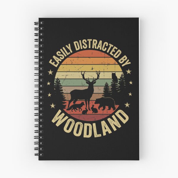 Item preview, Easily Distracted By Woodland Nature Lover Outdoor Forest Wildlife designed and sold by RetroMini2026.