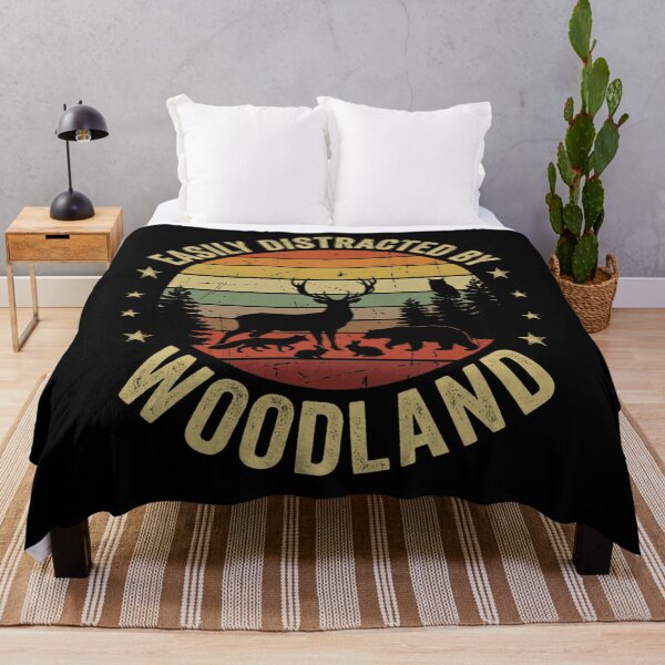 Item preview, Easily Distracted By Woodland Nature Lover Outdoor Forest Wildlife designed and sold by RetroMini2026.