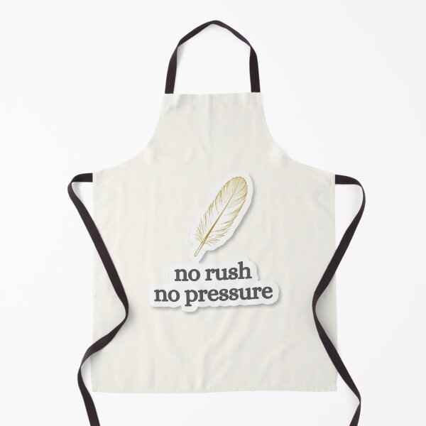 Item preview, No Rush No Pressure – Minimalist Sun Quote Design designed and sold by CosmicQuietStudio.