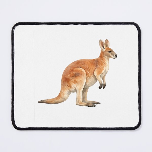 Artikelvorschau, Red Kangaroo — Watercolour Painting entworfen und verkauft von Jaruart.