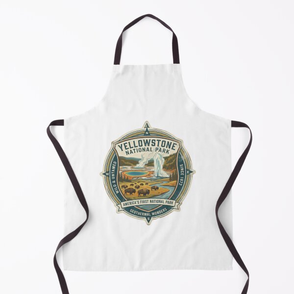 Item preview, Yellowstone National Park Wild Untamed Since 1872 America's First National Park Geothermal Wonders Travel Outdoors Hiking designed and sold by Simsimah26Parks.