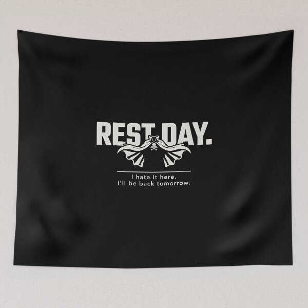 Item preview, Rest Day - Funny Gym Design designed and sold by Enea Kelo.