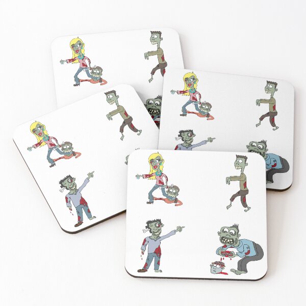 Item preview, Funny Quirky Zombie Sticker Pack | Cute Halloween Monster Meme designed and sold by MyxaART.