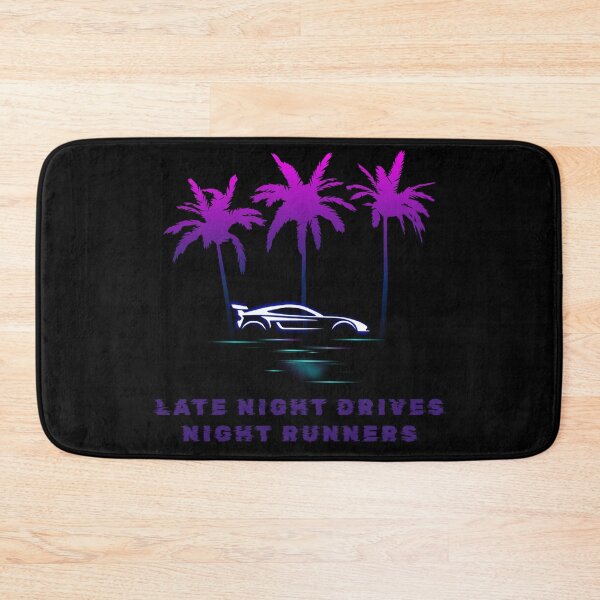 Item preview, Late Night Drive Night Runners Synthwave Tuning Neon Sports Car designed and sold by Frafri92.
