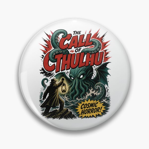 Item preview, The Call of Cthulhu Retro Comic Book Cover Cosmic Horror designed and sold by Fenay Designs.