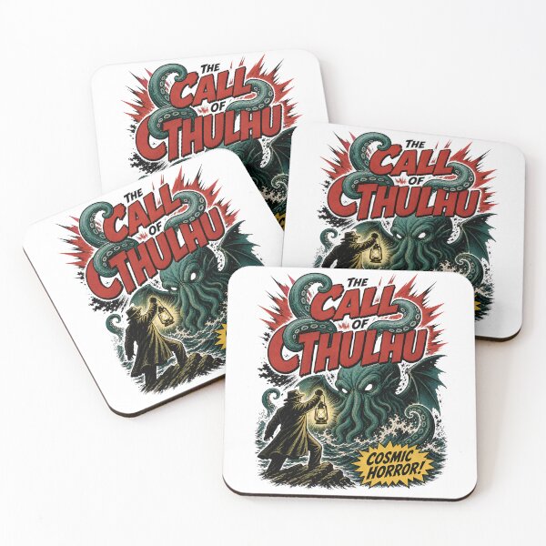 Item preview, The Call of Cthulhu Retro Comic Book Cover Cosmic Horror designed and sold by Fenay Designs.