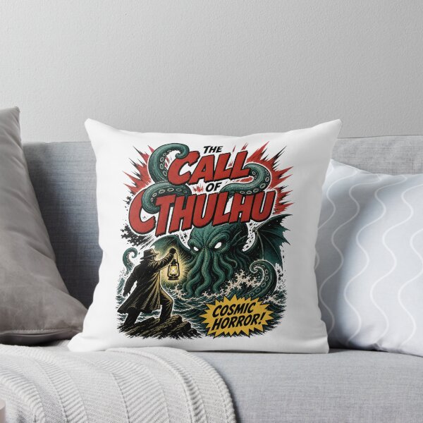 Item preview, The Call of Cthulhu Retro Comic Book Cover Cosmic Horror designed and sold by Fenay Designs.
