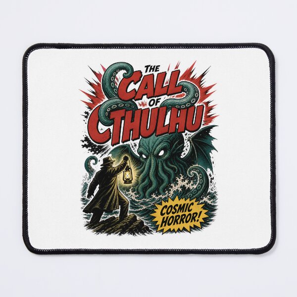 Item preview, The Call of Cthulhu Retro Comic Book Cover Cosmic Horror designed and sold by Fenay Designs.