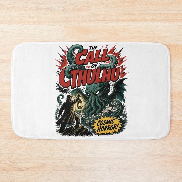 Item preview, The Call of Cthulhu Retro Comic Book Cover Cosmic Horror designed and sold by Fenay Designs.