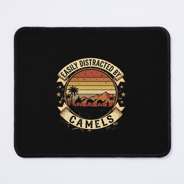 Item preview, Easily Distracted By Camels Animal Lover Desert Enthusiast designed and sold by RetroMini2026.