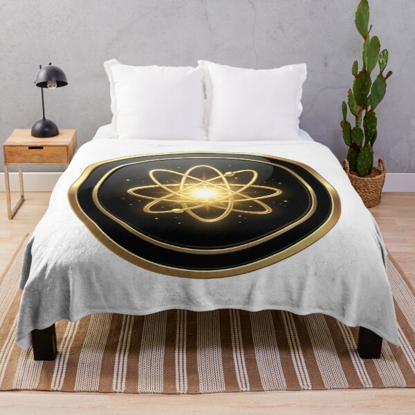 Item preview, Golden Atomic Energy | Luxury Science Symbol designed and sold by simaso.