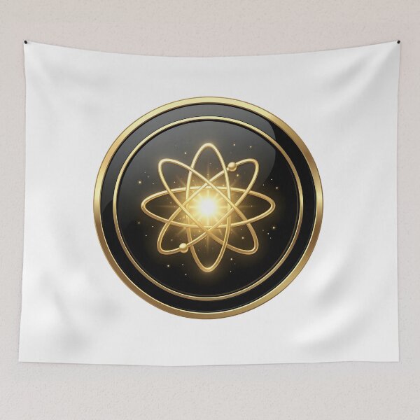 Item preview, Golden Atomic Energy | Luxury Science Symbol designed and sold by simaso.