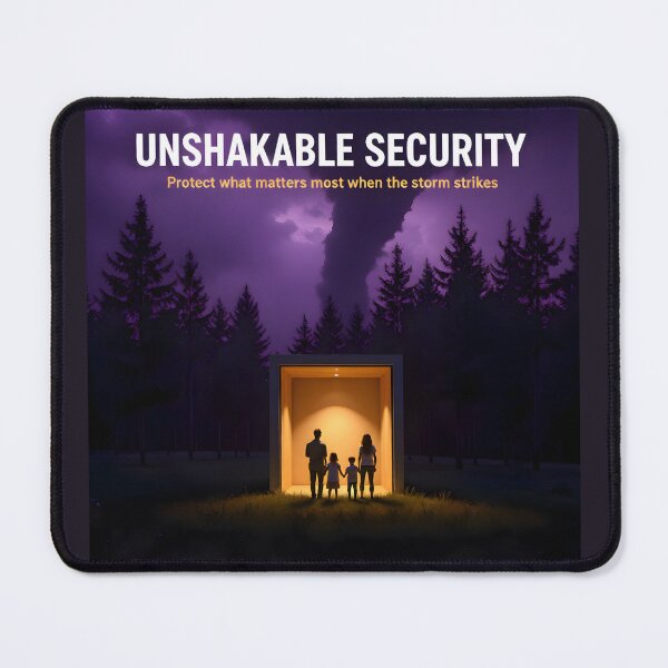 Item preview, Steel Reinforced Underground Storm Shelter: Tornado Protection Bunker Ad designed and sold by Creative-RE.