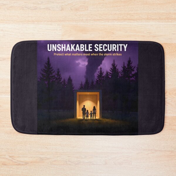 Item preview, Steel Reinforced Underground Storm Shelter: Tornado Protection Bunker Ad designed and sold by Creative-RE.