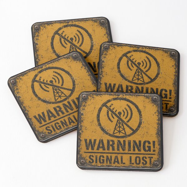 Item preview, SIGNS -  Warning Signal Lost designed and sold by MetusArt.