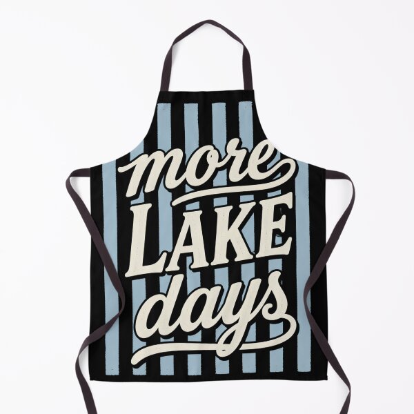 Item preview, Striped More Lake Days Summer Boat Water Vacation Art designed and sold by VGAfanatic.