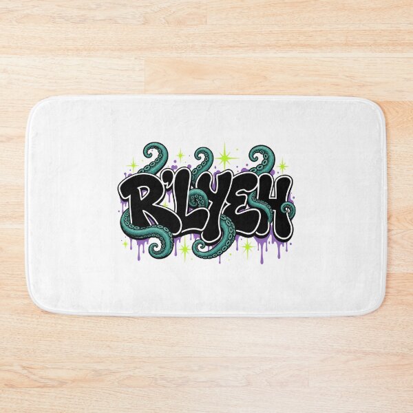 Artikelvorschau, Rlyeh Streetwear Y2K Bubble Graffiti Cthulhu Tentakel Grafik entworfen und verkauft von Fenay Designs.