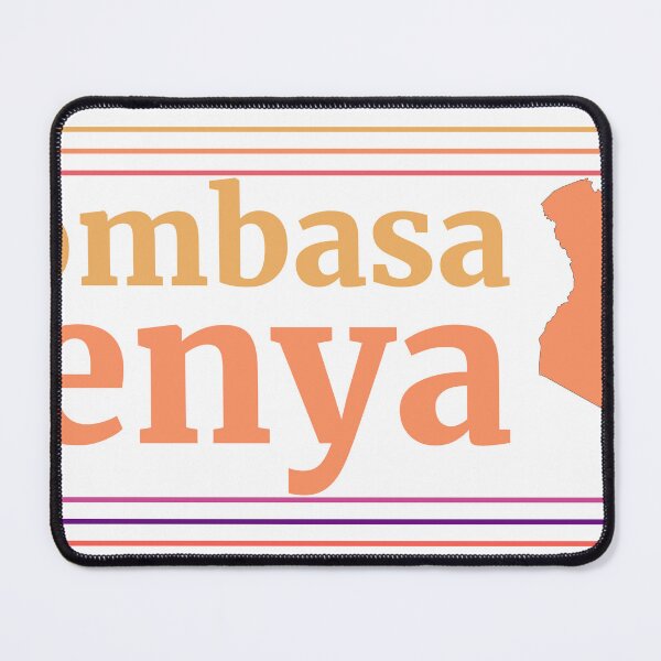 Item preview, Mombasa Kenya City Marked On Country Map designed and sold by TheIconSmith.
