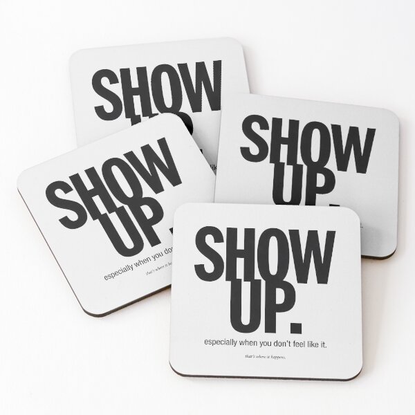 Item preview, Show Up - Gym Typography designed and sold by Enea Kelo.