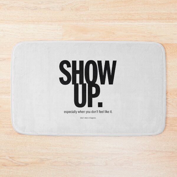 Item preview, Show Up - Gym Typography designed and sold by Enea Kelo.