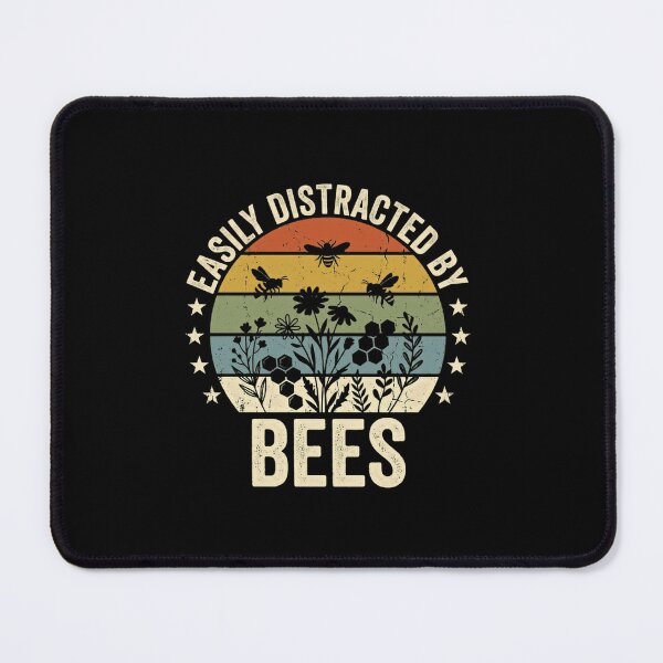 Item preview, Easily Distracted By Bees Beekeeper Honeybee Lover Nature Enthusiast designed and sold by RetroMini2026.
