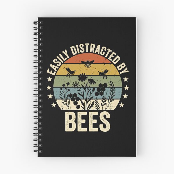Item preview, Easily Distracted By Bees Beekeeper Honeybee Lover Nature Enthusiast designed and sold by RetroMini2026.