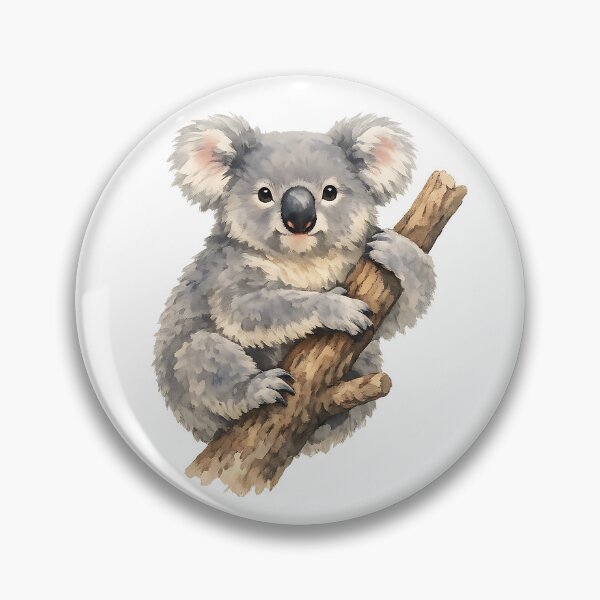 Item preview, Koala on a Branch — Watercolour Illustration designed and sold by Jaruart.